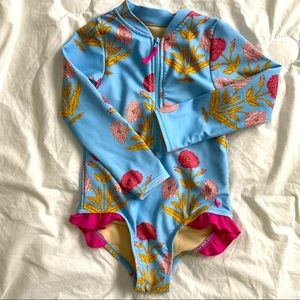 Pink Chicken Toddler Bathing Suit- 2T